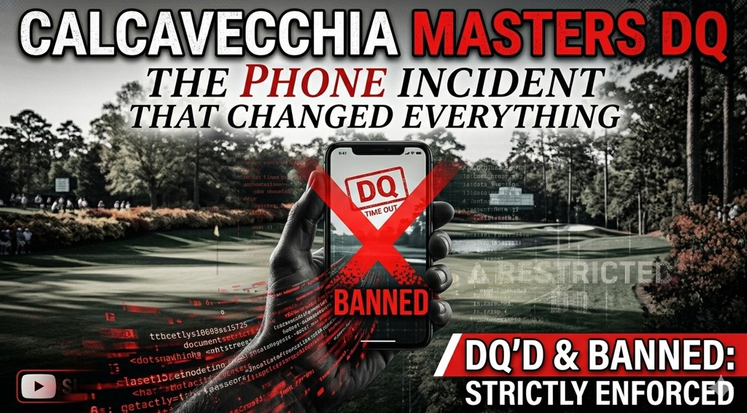 Calcavecchia Masters DQ Phone Incident
