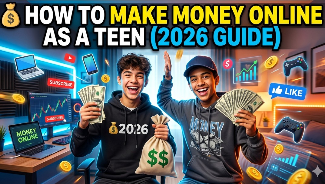 How to Make Money Online as a Teen (Best Methods for Beginners 2026)